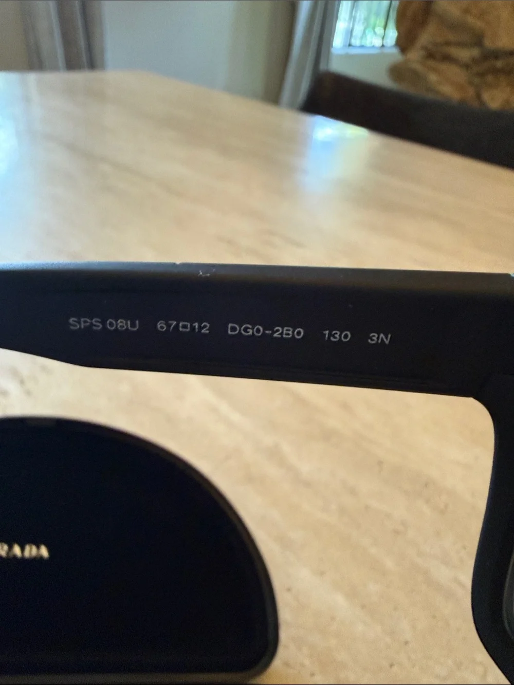 Prada Black Shield Sunglasses with Mirrored Lenses